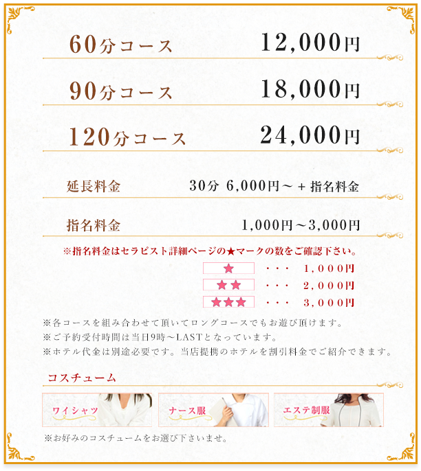 料金一覧